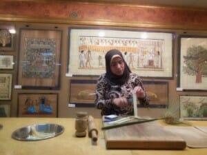 Papyrus Demonstration in Cairo