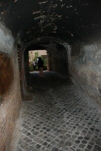 Rome tunnel former matza bakery