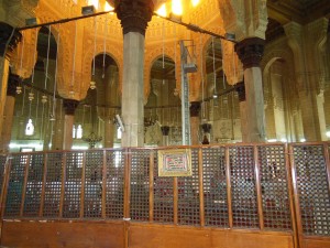 Inside Mosque of Abu El Abbas, Alexandria, Egypt