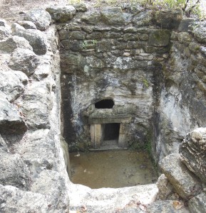 Bet She'arim Cave with hole above door