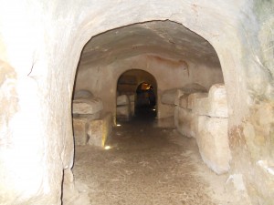Inside a tomb at Bet She'arim