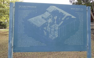 Diagram of Synagogue at Hamat Teverya National Park 