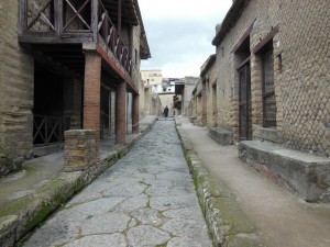 Narrow way at Herculaneum