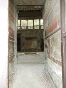 Entrance hallway at Herculaneum