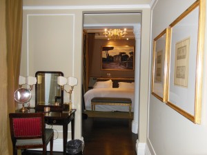 Suite hallway and bedroom
