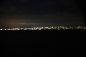 Catania Port at nightfall