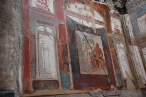 More painted walls inside Herculaneum