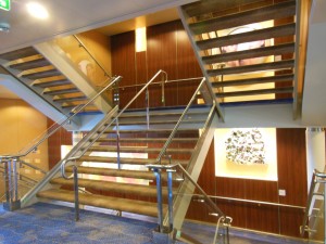 Staircase aboard Celebrity Reflection