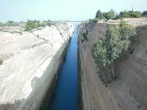 Corinth Canal- View from Above