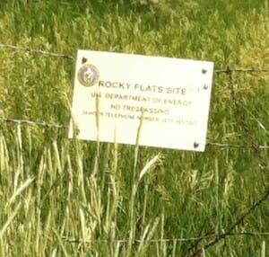 No Trespassing Sign Rocky Flats Wildlife Sanctuary