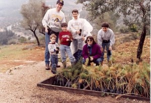 Planting Trees in Israel 1993