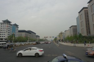 modern street in Beijing