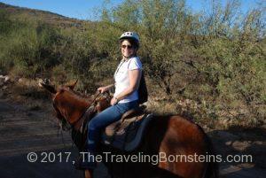 Sandy Bornstein Horseback Riding at Rancho de la Osa in Arizona