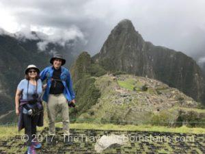 Sandy and Ira Bornstein at Machu Picchu