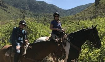 Sandy and Ira Bornstein Horseback Riding at Palisade Ranch , Gateway CanyonsColorado