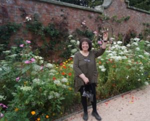Jane Yolen in a Scotland Garden