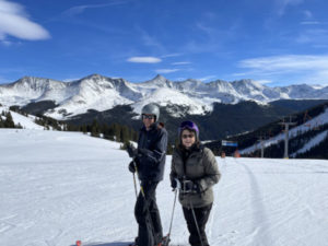 Sandy and Ira Bornstein at Copper Mountain February 2022